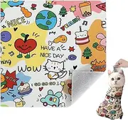 Calming Wrap for Medicine,Anti-Bite Anti-Scratch Grooming Wrap | Anti-Escape Calming Wrap for Nail Clipping Ear Cleaning Teeth Brushing or Medication Feeding