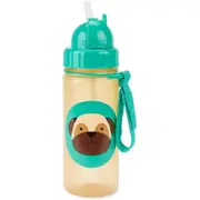 Skip Hop Zoo Straw Water Bottle - Preston Pug