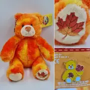 Build A Bear Autumn Bear 2007 Collectibear Autumn Leaf Rare Limited Edition Pin