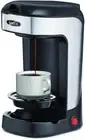 One Scoop One Cup Coffee Maker, Single Serve Brewer with Adjustable Drip Tray an