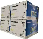 Panasonic DVM60EJ20P MiniDV Tapes for all MiniDV Cam - 20 Pack