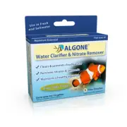 Algone Aquarium Water Clarifier & Nitrate Remover - s/m 6 Pouches - Up To 100 G