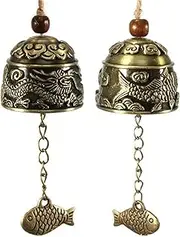 Vintage Carve Wind Chimes Bell Copper Yard Garden Decor windbell Outdoor Hanging Home Decor