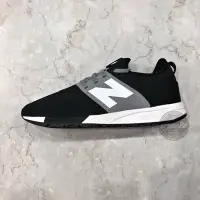 在飛比找Yahoo!奇摩拍賣優惠-POMELO柚 New Balance 247 黑灰 襪套 