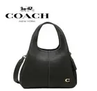 COACH Lana Shoulder Bag 23 Black CM545 Handbag Crossbody Diagonal Leather Women