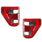 Red Clear Tail Light For 2021-2023 Ford F-150 w/ Blind Spot LED Left+Right Side (for: Ford)