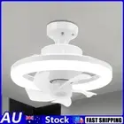 Small Ceiling Fan with Lights Remote Control for Bedroom Kitchen Living Room AU