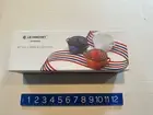 Le Creuset Set of 3 Mini Cocottes Ramekins Red White Blue Stoneware Dishes