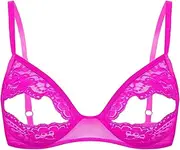[GRRKDFQ] Women's Lingerie & Underwear Lace Open Nipple Bra Underwear