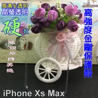 在飛比找PChome24h購物優惠-iPhone Xs Max 高強度金剛背蓋保護殼-高透明