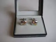Croft&Barrow Cufflinks Silver Color $30 New