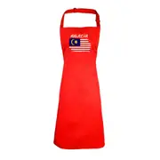Malaysia -Country Flag Nationality Kids Childrens Kitchen Apron