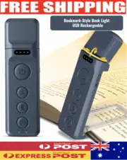Bookmark-Style Book Light – Dimmable, Sleep Aid, USB Rechargeable Reading Lamp