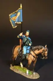 US3NJ-01 Standard Bearer, 3rd New Jersey Cavalry Regt., "The Butterflies" JJD