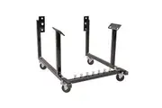 Proflow Engine Dolly Steel Black Powder Coat Wheels Included For Chevrolet Small & Big Block Each PFEENG1-BK