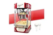 OZNALA 350W Electric Popcorn Machine Home Commercial Popcorn Maker Popping Snack Cooker