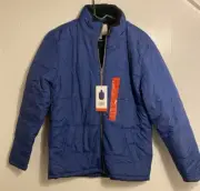 Weatherproof Vintage Men’s Sherpa-Lined Jacket M Navy Blue