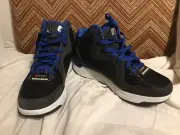 AND1 Ambassador Men's Reflective Athletic Shoes,Comfort Padded,Black/Royal Size7