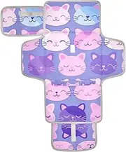 Reusable Diaper pad with Tissue Pocket Diaper mat Changing pad Travel Infant Travel Station Kit