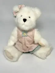 Boyds Bear Plush Teddy Bear TJ's Best Dressed Collection April Mae #917445 White