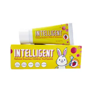【海夫】INTELLIGENT 因特力淨 兒童 酵素牙膏 草莓40gx5入(加贈兒童酵素牙膏) (6.4折)
