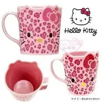 在飛比找Yahoo!奇摩拍賣優惠-♥小公主日本精品♥ Hello Kitty 凱蒂貓粉色豹紋造