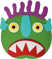 Go Away Big Green Monster Felt Hand Puppet, Detachable Eyes, Mouth Ears for Kids Storytelling