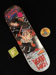 RARE Lizard King Death Toons Kool Aid Killer Skateboard Deck Pro Model In Shrink