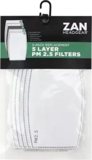 Zan Headgear 5 Layer Pm 2.5 Filter for Protective Face Masks