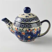 在飛比找ETMall東森購物網優惠-【波蘭陶】春遊系列 陶瓷茶壺含濾網 500ml 波蘭手工製