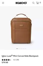 igloo backpack cooler