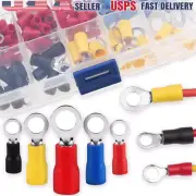 102Pcs Insulated Splice Spade/Crimp/Ring Terminal Electrical Wire Connectors Kit