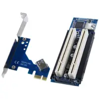 在飛比找momo購物網優惠-【伽利略】PCI-E 轉 PCI 2 埠 擴充卡(PEI02