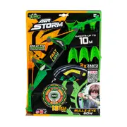Zing Air Storm Bullz Eye Bow Target Indoor Archery Set Toy Green Kids 5y+
