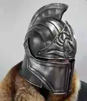 Helmet 18GA LARP Medieval Knight Tournament Close Armor Gift For Cosplay Actor
