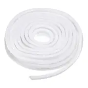 1pcs Weather Stripping Door Seal 32.81ft 394" 10m x 9mm x 23mm, White