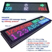 P6 PLC PC IoT MCU Robot Compatible LED Text Message Display - Ethernet RS232 TTL