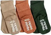 [squid socks] Bamboo Socks for Girls, 6M,12M, 2T - 3T, Solid Grippy Socks that Stay On - As Seen on Shark Tank – Cami