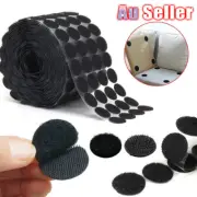 100 Pairs Circles Loop Dots Hook Self Adhesive Tape 20mm Coins Sticker round