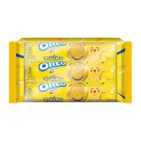 在飛比找PChome24h購物優惠-【OREO】奧利奧皮卡丘版-巧克力和香蕉口味夾心餅乾量販包 