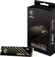 MSI SPATIUM M460 PCIe 4.0 NVMe M.2 1TB - PCIe 4.0 NVMe M.2 Internal Solid State