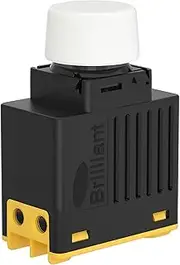 [Brilliant Lighting] Smart 2 Wire Rotary WiFi Smart No Neutral Dimmer Switch