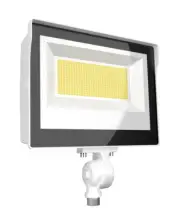 RAB X17XFU80W Field Adjustable Color and Wattage LED Outdoor Flood Light White