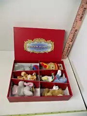 Murdock & Ross Circus Animal Finger Puppets 2005 Set of 6 New in Box