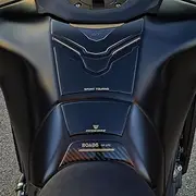 Resin Bike Motorcycle Sticker Compatible with Yamaha Tracer 9 GT 2025. Protection Grip Motorcycle Tank Protector from Bumps and Scratches. Sticker Set 3D Resin Adhesive - Stickers Made in Italy