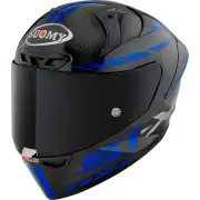 S1-XR GP Carbon Hypersonic E06 Black Blue Full Face Helmet