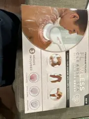 Finishing Touch Flawless Cleanse Spa Spinning Spa Brush 3 Heads Included Sealed