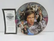 Han Solo Heroes Villains STAR WARS The Hamilton Collection Plate NEW
