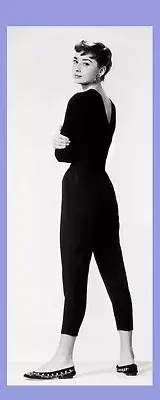 Audrey Hepburn - In Black - Laminated Photo Bookmark - 2.5 x 6 in