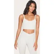 Ash Grey Sculpt Longline Padded Sports Bra, Ash Grey
